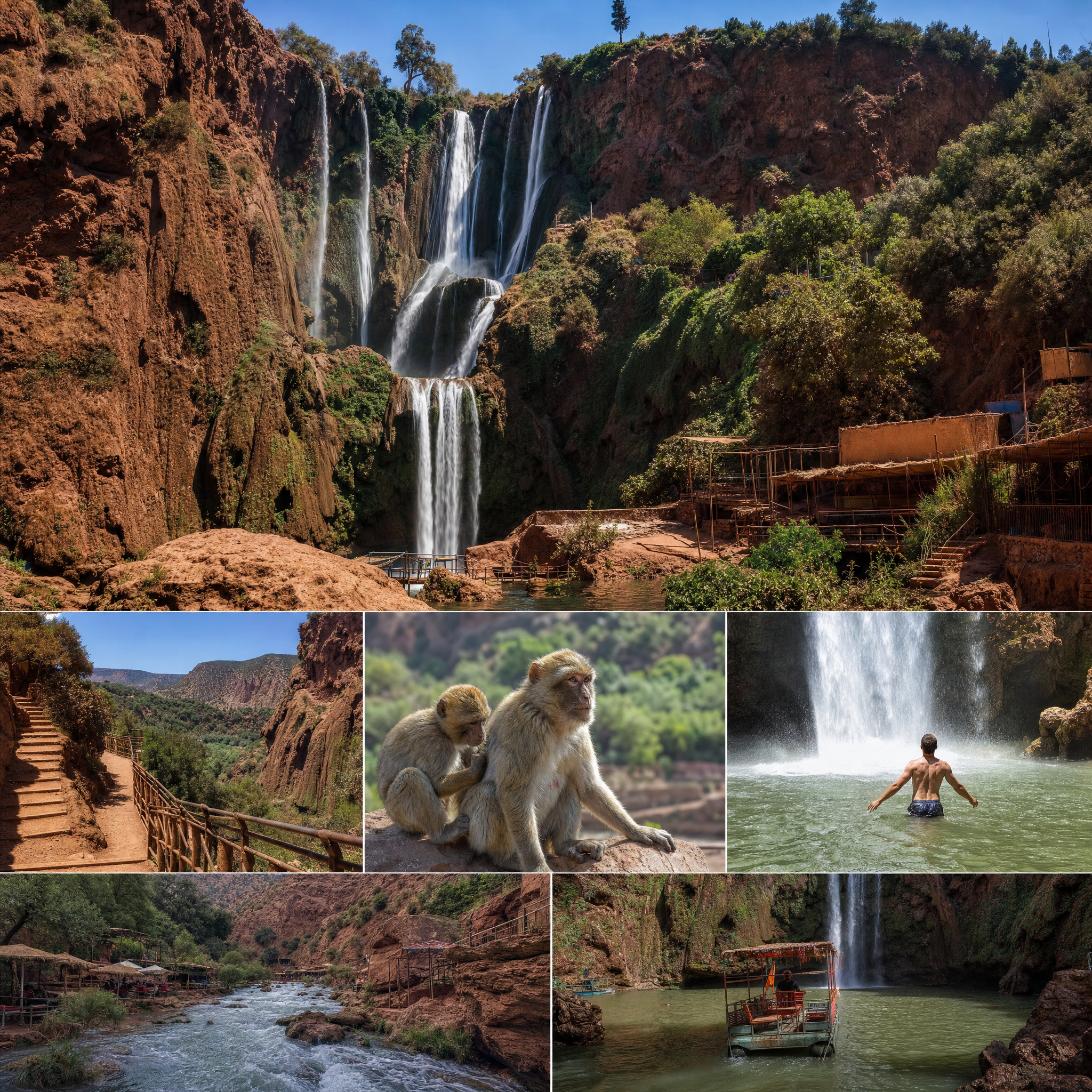Cascades d'Ouzoud : le guide complet (accès, prix, singes, baignade)